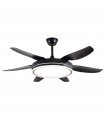 Ventilador de Techo Orion DC 72W 6480Lm 6 Aspas Negro CCT