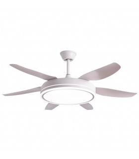 Ventilador de Techo Orion DC 72W 6480Lm 6 Aspas Blanco CCT