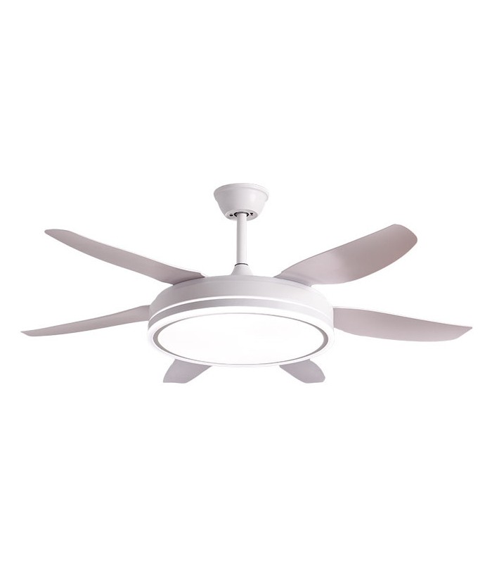 Ventilador de Techo Orion DC 72W 6480Lm 6 Aspas Blanco CCT