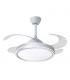 Ventilador de Techo Toronto DC 72W 6480Lm 4 Aspas Blanco CCT