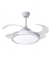 Ventilador de Techo Toronto DC 72W 6480Lm 4 Aspas Blanco CCT