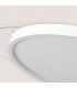Ventilador de Techo Slim DC 72W 6480Lm 4 Aspas Blanco CCT