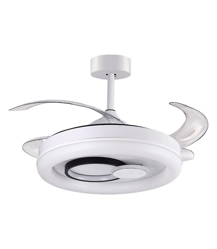 Ventilador de Techo Hersa DC 116W 10900Lm 4 Aspas Blanco CCT