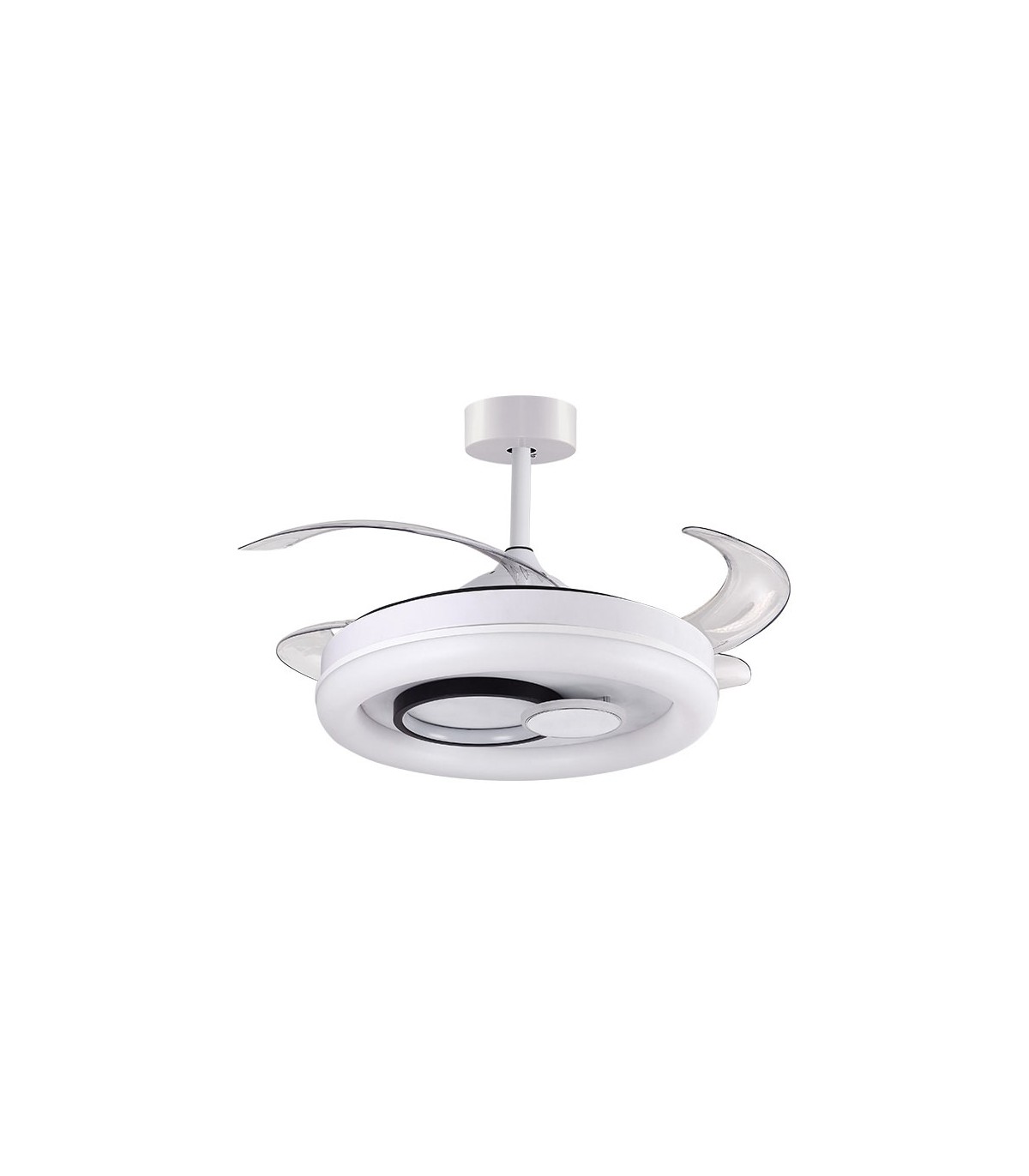 Ventilador de Techo Hersa DC 116W 10900Lm 4 Aspas Blanco CCT