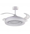 Ventilador de Techo Tebe DC 130W 12300Lm 4 Aspas Blanco CCT