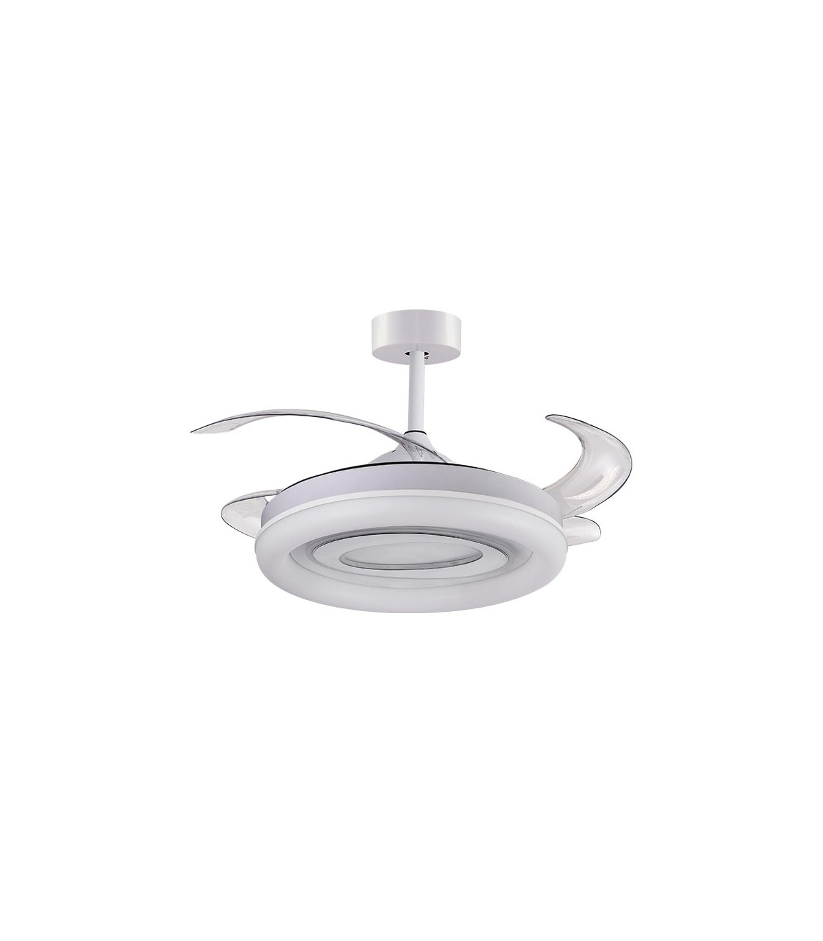 Ventilador de Techo Tebe DC 130W 12300Lm 4 Aspas Blanco CCT