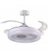 Ventilador de Techo Hermes  DC 108W 10200Lm 4 Aspas Blanco CCT