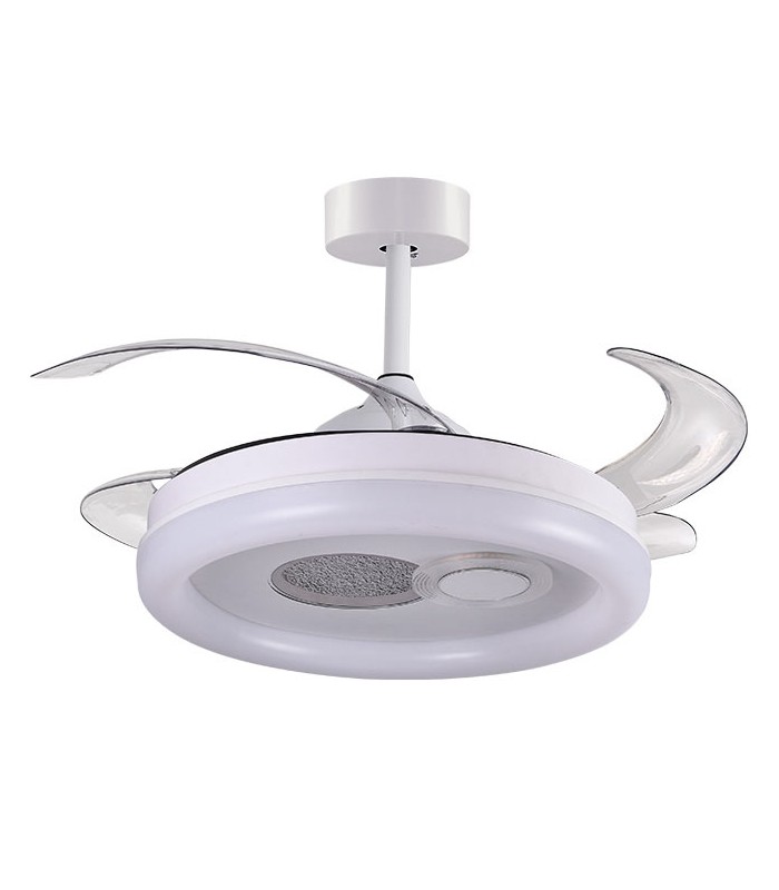 Ventilador de Techo Hermes  DC 108W 10200Lm 4 Aspas Blanco CCT