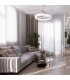 Ventilador de Techo Hermes  DC 108W 10200Lm 4 Aspas Blanco CCT