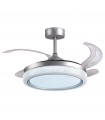 Ventilador de Techo Acanto DC 72W 7200Lm 4 Aspas Plata CCT