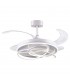 Ventilador Atlas DC 80W 6400Lm 4 Aspas Blanco CCT