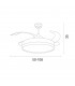 Ventilador Atlas DC 80W 6400Lm 4 Aspas Blanco CCT