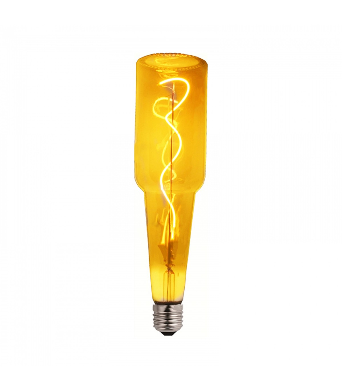 Bombilla Filamento Espiral BOTELLA 70MM 4W 350Lm 330º E27 Serie Vintage