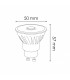 Dicroica Led GU10 COBPRO 8W 976Lm 12º