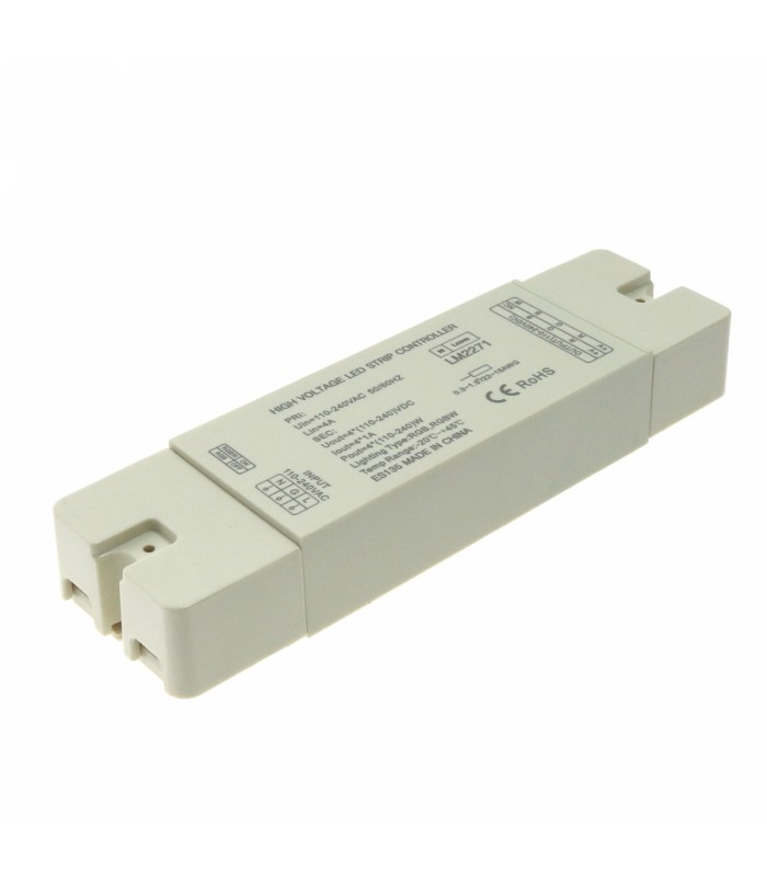 Controlador Tiras Led 220V RGBW RF IP20