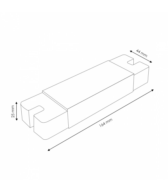 Controlador Tiras Led 220V RGBW RF IP20