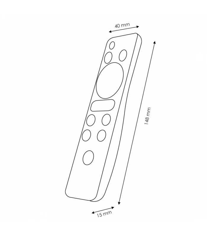 Mando Tiras Led 220V RGBW RF IP20