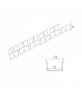 Perfil Flexible Aluminio Para Neón -20 Metros-