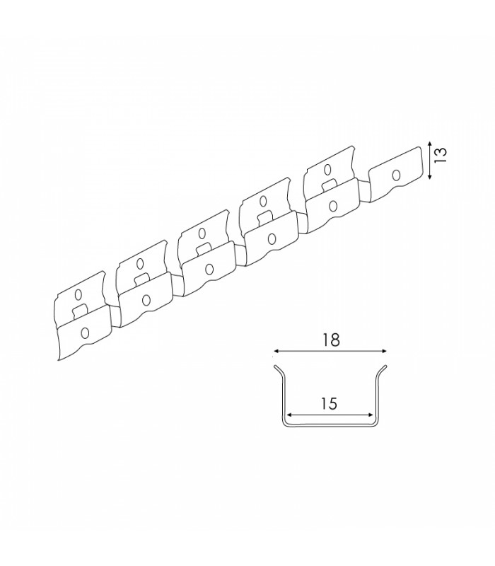 Perfil Flexible Aluminio Para Neón -20 Metros-