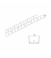 Perfil Flexible Aluminio Para Neón -20 Metros-