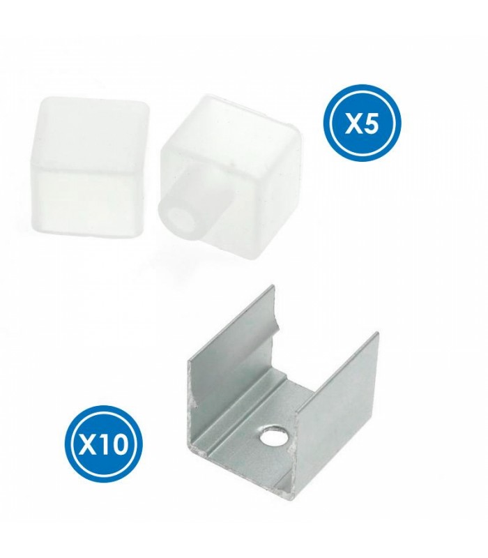 Pack Tapones y Grapas Para Tira Funda Neon Lm3975