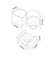Pack Tapones y Grapas Para Tira Funda Neon Lm3982