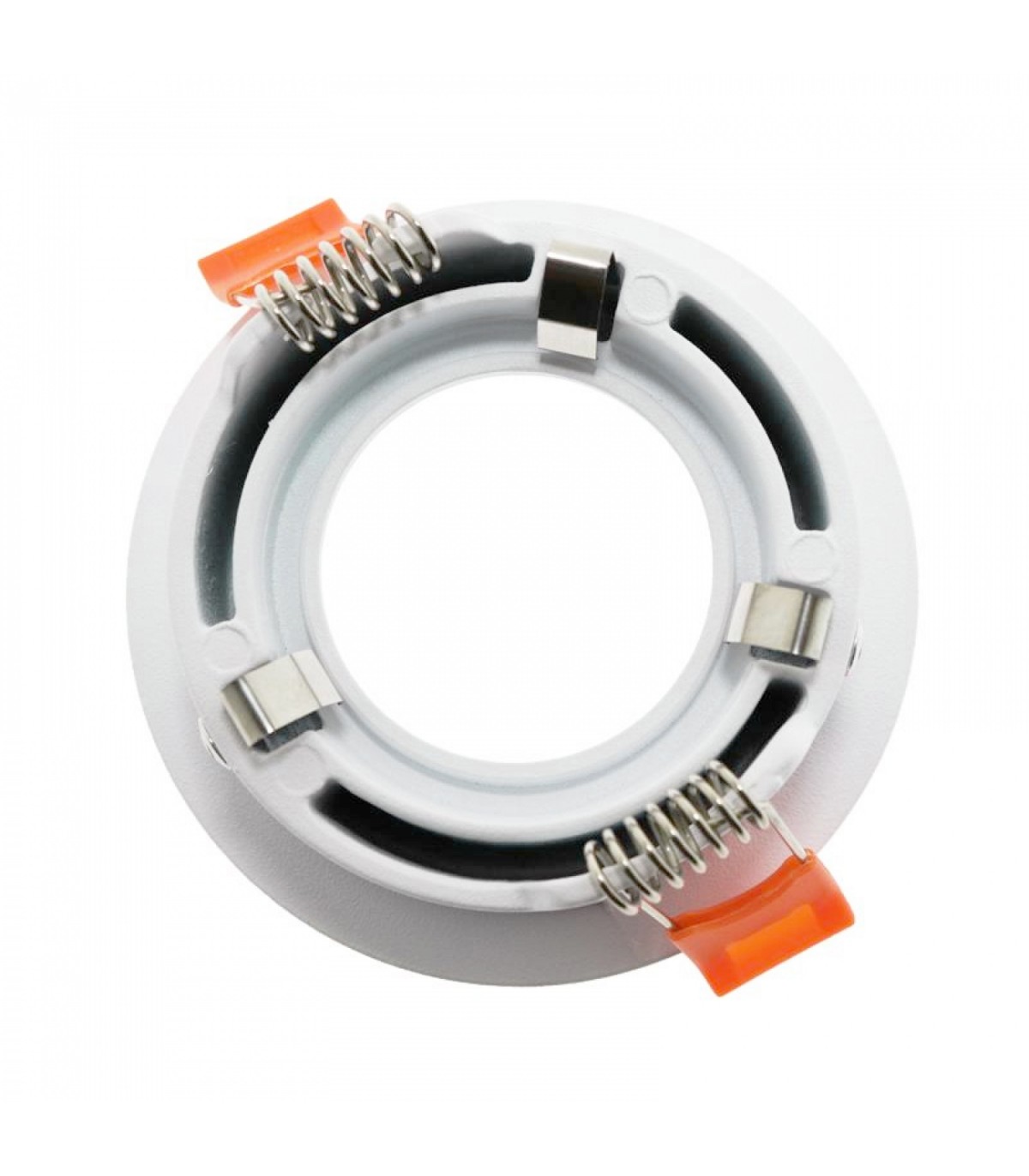 Aro Empotrable Fijo Redondo Blanco Serie INFINITY