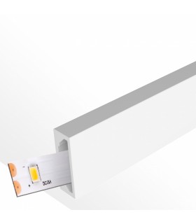 Funda de Silicona SLIM 8X4 Para Tiras Led -20 Metros-