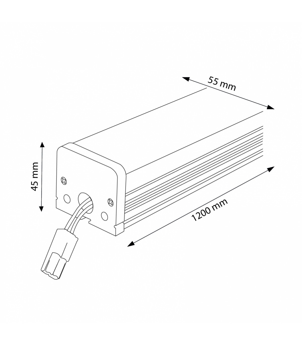 Lineal Trian 120cm 40W 4000Lm IP20