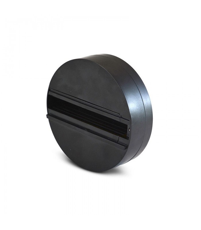 Base de Superficie trifásica con carril. Negro/blanco/gris