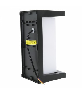 Aplique de Pared Led METSE 10W 920Lm IP54 Negro