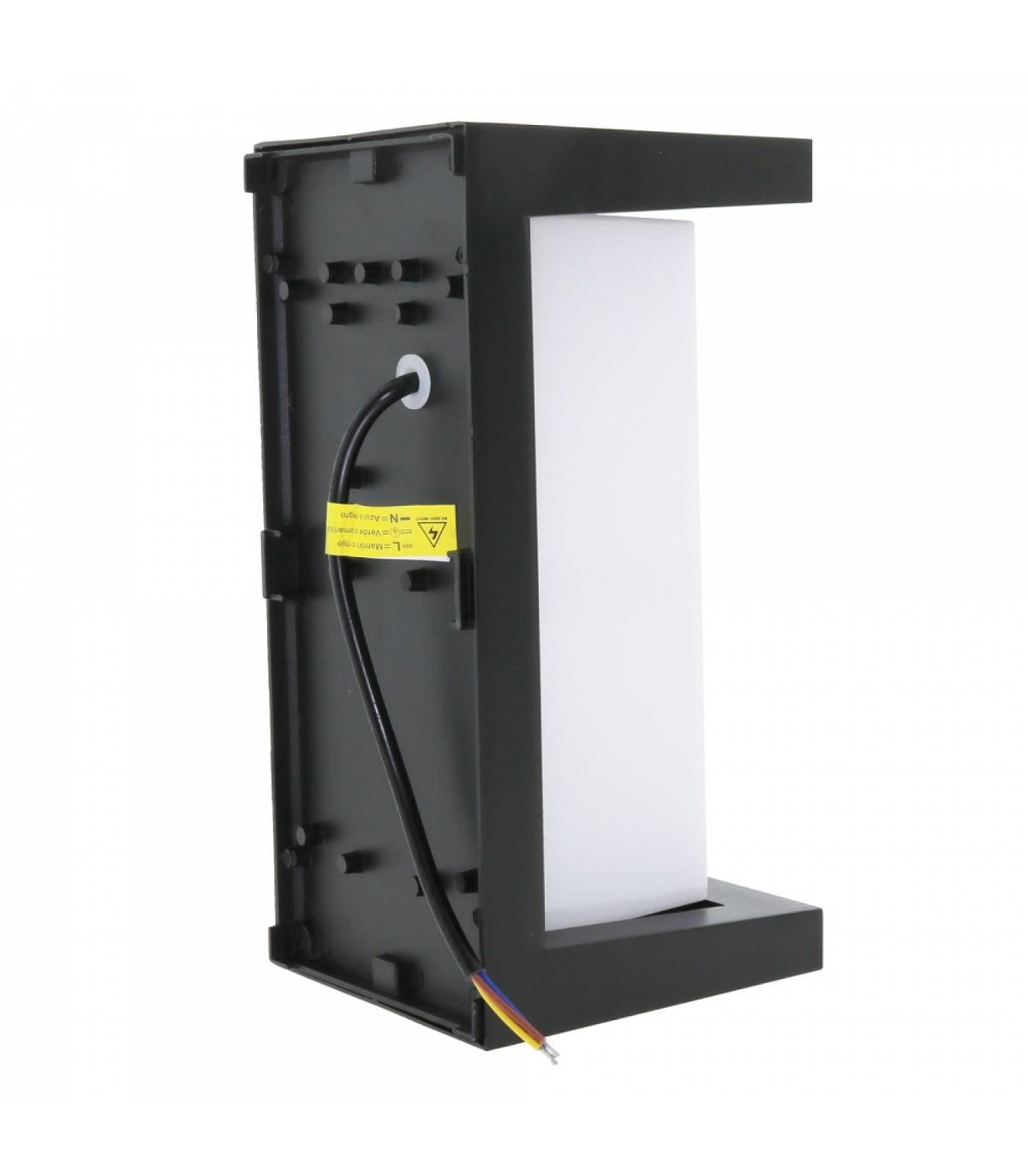 Aplique de Pared Led METSE 10W 920Lm IP54 Negro