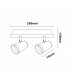 Aplique de Techo Gu10 Orientable STATE 2 Focos