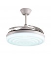 Ventilador Arcos DC 72W 6480Lm 4 Aspas Blanco APP Tuya CCT