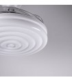 Ventilador Arcos DC 72W 6480Lm 4 Aspas Blanco APP Tuya CCT