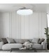 Ventilador Arcos DC 72W 6480Lm 4 Aspas Blanco APP Tuya CCT