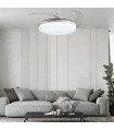 Ventilador Arcos DC 72W 6480Lm 4 Aspas Blanco APP Tuya CCT