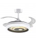 Ventilador Trio DC 72W 6480Lm 4 Aspas Blanco CCT