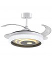Ventilador Trio DC 72W 6480Lm 4 Aspas Blanco CCT
