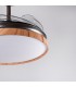 Ventilador LED Cosmos DC 72W 4 aspas 6480Lm Níquel / Haya CCT