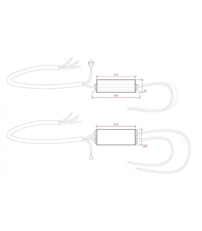 Led Driver 10W OUT-DC 24-36V 300mA ±5% IP65