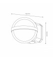 Aplique de Pared Led WORLD 10W 920Lm IP54