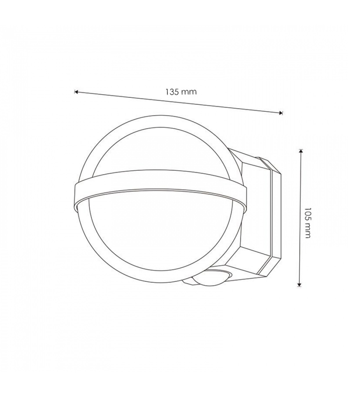 Aplique de Pared Led WORLD 10W 920Lm IP54