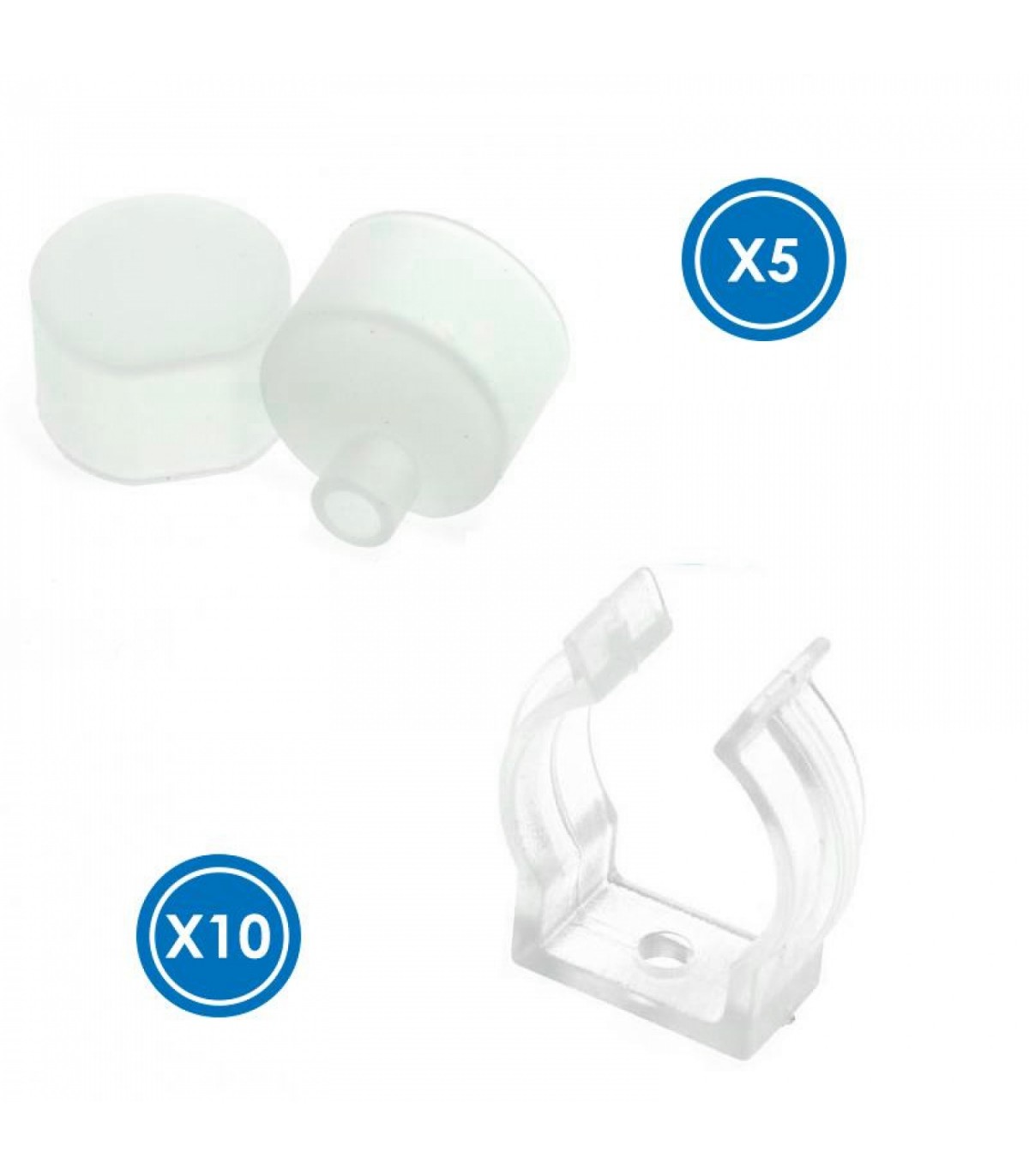 Pack Tapones y Grapas Para Tira Funda Neon Lm3981
