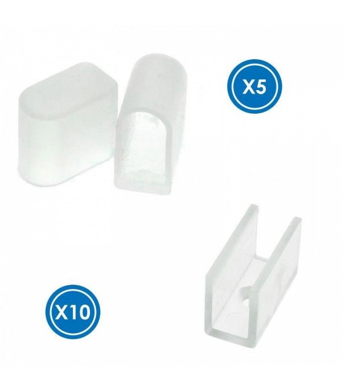 Pack Tapones y Grapas Para Tira Funda Neon Lm3979