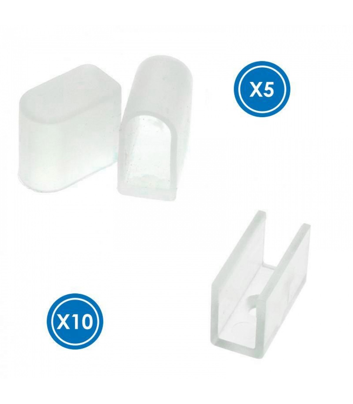 Pack Tapones y Grapas Para Tira Funda Neon Lm3979