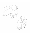 Pack Tapones y Grapas Para Tira Funda Neon Lm3979