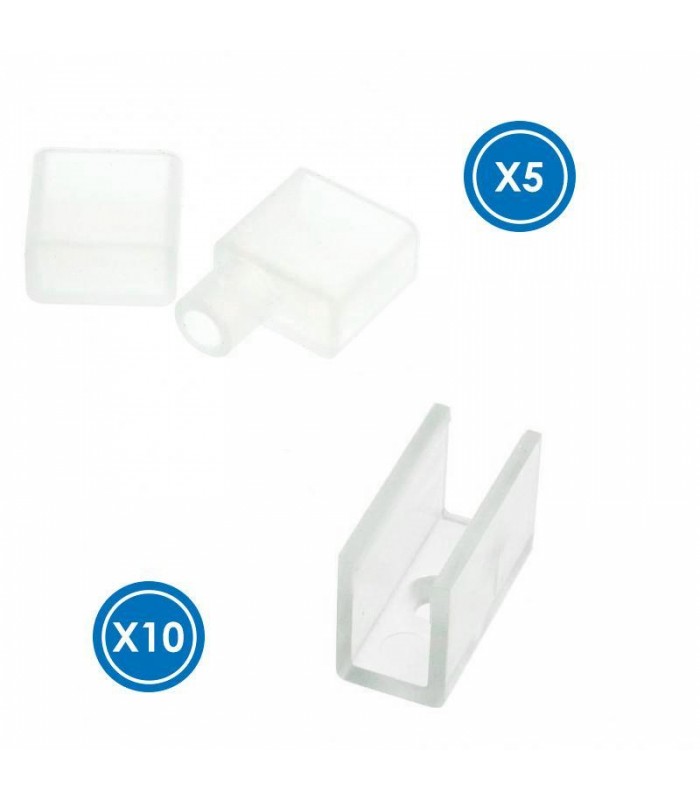 Pack Tapones y Grapas Para Tira Funda Neon Lm3983