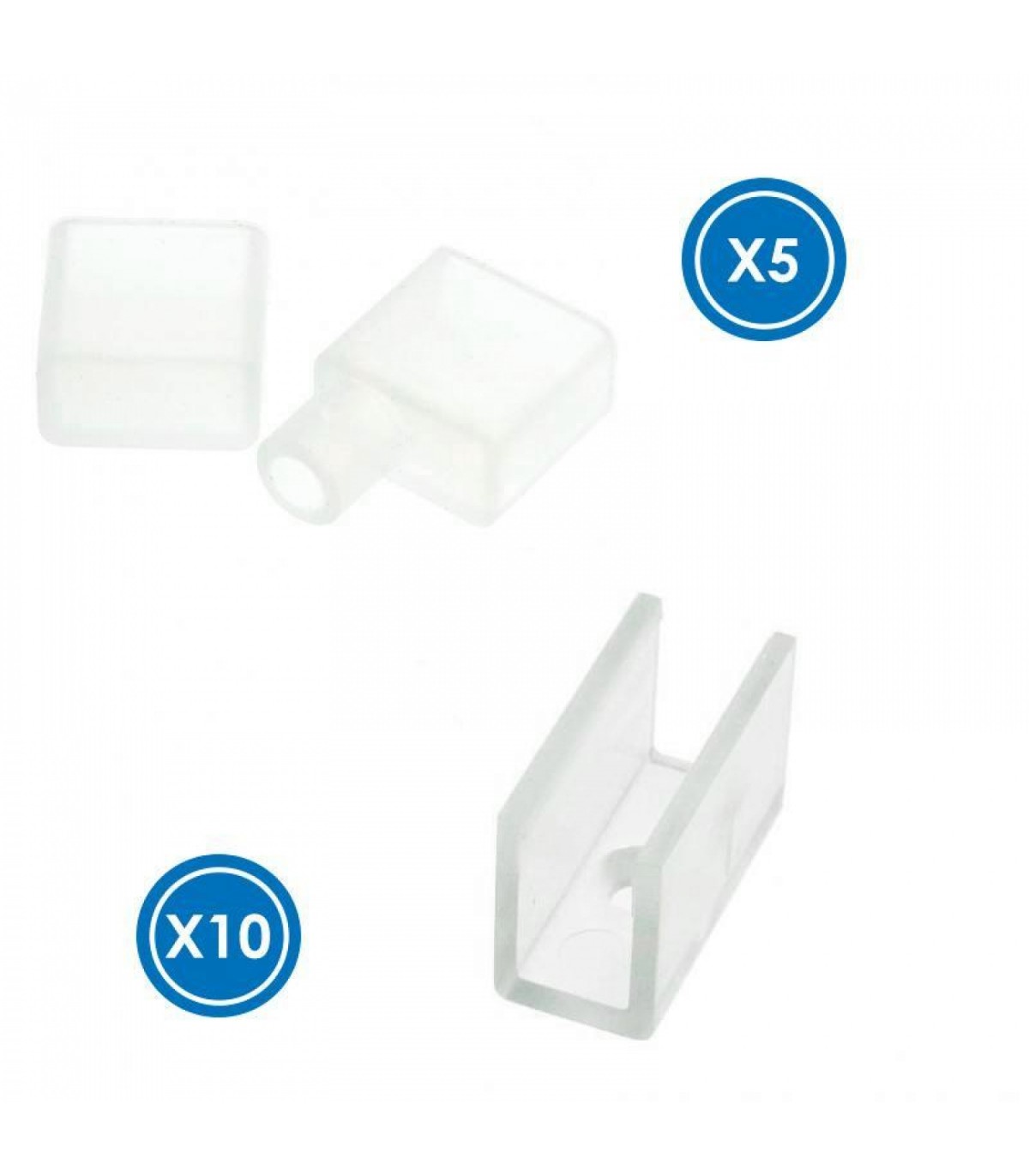 Pack Tapones y Grapas Para Tira Funda Neon Lm3983