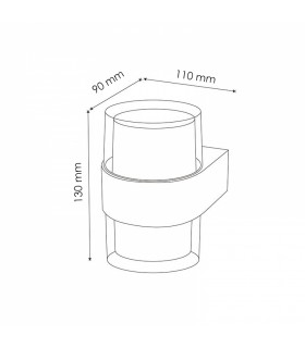Aplique de Pared Led IAN 10W 920Lm IP54